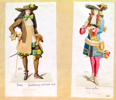 Gentleman of the Royal Family and an Officer of the King by Jean Dieu de Saint Jean